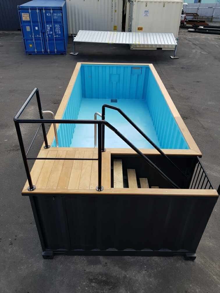 Plunge pools container build — Containers Hawke's Bay