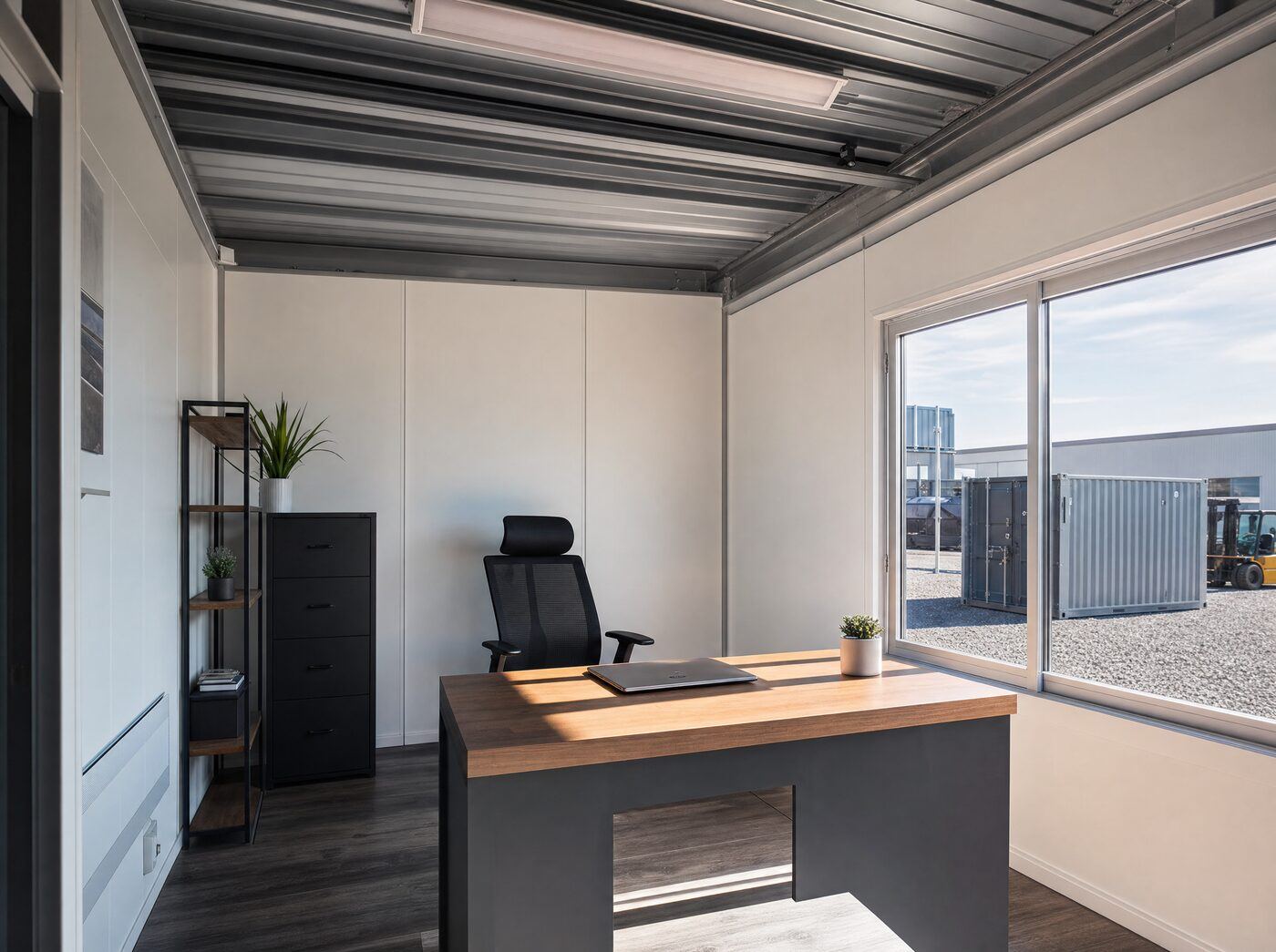 Container portable office
